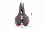 Сидіння MTB 270x160мм, чорно-червоне YF-1034 - 3