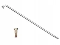 Спица с ниппелем CnSpoke X17 250мм длина диаметр 2мм (14G) велосипедная, ниппель 12мм