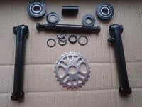 Велосипедна система KHE bikes 4130 Cr-Mo шатуни + USA каретка на промах + зірка 25Т