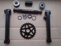 Велосипедна система KHE bikes 4130 Cr-Mo шатуни + євро каретка на промах + зірка 25Т