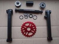 Велосипедна система KHE bikes 4130 Cr-Mo шатуни + євро каретка на промах + зірка 25Т