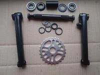 Велосипедна система KHE bikes 4130 Cr-Mo шатуни + mid каретка на промах + зірка 25Т