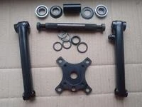 Велосипедна система KHE bikes 4130 Cr-Mo шатуни + mid каретка на промах + перехідник на 104BCD