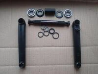 Велосипедна система KHE bikes 4130 Cr-Mo шатуни + mid каретка на промах