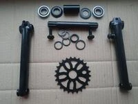 Велосипедна система KHE bikes 4130 Cr-Mo шатуни + mid каретка на промах + зірка 25Т