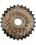 Тріскачка Shimano MF-TZ500-7 Tourney 7ск. 14-28T бронза зірки велосипедні задні