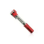 Велосипедний насос Zefal "Air Profil Micro" (8422), алюмінієвий до 7 bar, 88g, 165мм, schrader/presta, червоний