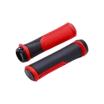 Ручки руля BBB BHG-96 "Cobra" 142мм черно-красные с замком (8716683111316)