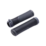 Ручки руля BBB BHG-96 "Cobra" 142мм черно-серые с замком (8716683111309)