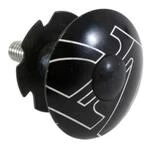 Ромашка + крышечка + болт VP 1.1/8" в сборе алюминиевая черная для BMX БМХ MTB МТБ