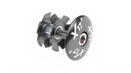 Ромашка + крышечка + болт Х17 1.1/8" в сборе алюминиевая черная для BMX БМХ MTB МТБ