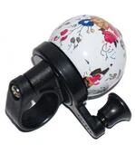 Дзвінок X17 сталевий з пластиком, білий з квітами