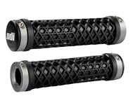 Гріпси ODI Vans® Lock-On Grips, Black w/ Graphite Clamps, чорні з графітовими замками