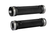 Гріпси ODI Ruffian MTB Lock-On Bonus Pack Black w/Grey Clamps (чорні з серыми замками)