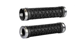 Гріпси ODI SDG LOCK-ON GRIPS Black w/Silver Clamps (чорні з серебристыми замками)