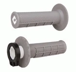 Мото гріпси ODI HALF-WAFFLE MX V2 Lock-On Soft Grey