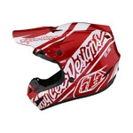 Мотошолом TLD GP HELMET SLICE [RED/ WHITE] SM