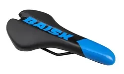 Седло велосипедное BAISK спортивное, узкое, черно-синее