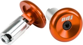 Баренди ODI Aluminum End Plugs w/Lasered Logo ORANGE