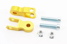 Подовжувач заднього амортизатора 45мм к-кт 2шт + болти + гайки, жовтий