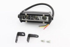 Фара додаткова світлодіодна вологозахисна - 3 LED з кріпленням, прямокутна 90*25мм