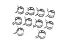Хомут пружинний 16мм чорний, к-кт 10шт