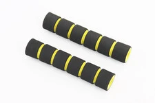 Гріпси поролонові на важелі гальмівні к-кт 2шт ЖОВТІ