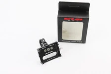 Тримач телефону на кермо алюмінієвий, ширина 50-100мм регульована, чорний G-85