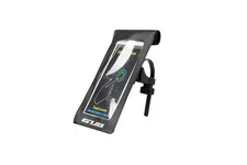 Тримач-чохол телефону 175х108мм на кермо, Ziplock, сенсорна плівка, вологозахисний, швидкознімний, регульований, чорний GUB 919