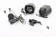 АУДІО-блок з тримачем телефону (МРЗ-USB / SD, FM-радіо) + колонки 2шт