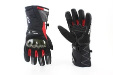 Перчатки мотоциклетні, теплі XL-Чорно-Червоні