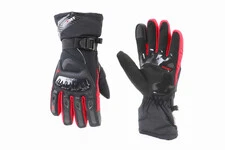 Перчатки мотоциклетні, теплі XL-Чорно-Червоні, тип 2