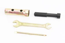 Ключ свечной для 4Т - 16/18mm + 2 предмета (рожковый ключ 8*10mm/отвертка ±) "ЗИП"