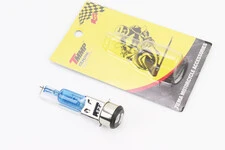 Лампа фары H6 BA20D 12V 35/35W "super" синяя "свеча"