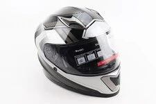 Шолом інтеграл, закритий BLD-M62 S (55-56см), ЧОРНИЙ/БІЛО-СІРИЙ