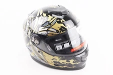 Шолом інтеграл, закритий BLD-М65 S (55-56см), ЧОРНИЙ/ЗОЛОТИСТО-СІРИЙ "Totem"