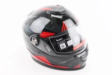 Шолом інтеграл, закритий BLD-М65 S (55-56см), ЧОРНИЙ/ЧЕРВОНО-СІРИЙ