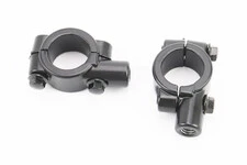 Кріплення на кермо для дзеркал M8, к-кт 2шт, ЧОРНИЙ