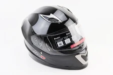 Шолом інтеграл, закритий BLD-M62 М (57-58см), ЧОРНИЙ глянець