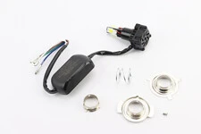 Лампа фари діодний LED-4 SUPER універсальна (к-кт різних кріплень), з стабілізатором