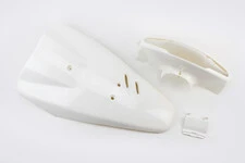 Honda DIO AF-27 пластик - к-кт фарбовані 5 деталей, БІЛИЙ