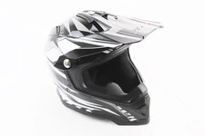 Шлем кроссовый/эндуро/АТV BLD-819-7 L (59-60см), ЧЕРНО-БЕЛЫЙ