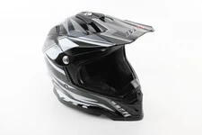 Шолом кросовий/ендуро/АТV BLD-819-7 М (57-58см), ЧОРНО-БІЛИЙ