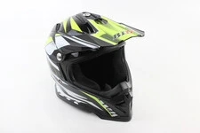 Шолом кросовий/ендуро/АТV BLD-819-7 М (57-58см), ЧОРНИЙ/НЕОНОВО-ЖОВТИЙ