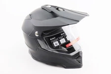 Шолом кросовий/ендуро/АТV зі склом BLD-819-7 L (59-60см), ЧОРНИЙ матовий