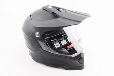 Шолом кросовий/ендуро/АТV зі склом BLD-819-7 S (55-56см), ЧОРНИЙ матовий