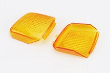 Honda LEAD AF-20 "стекло"- поворотов задних к-кт 2шт, желтые