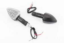 Поворот діодний "стріла" СИНІЙ в ЧОРНОМУ корпусі, 2шт