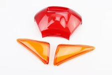 Honda LEAD AF-48 "скло"- стопа, червоне + поворотів, жовті к-кт 3шт