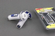 Рукоятка керма лів./пр. к-кт силікон прозорий, сині